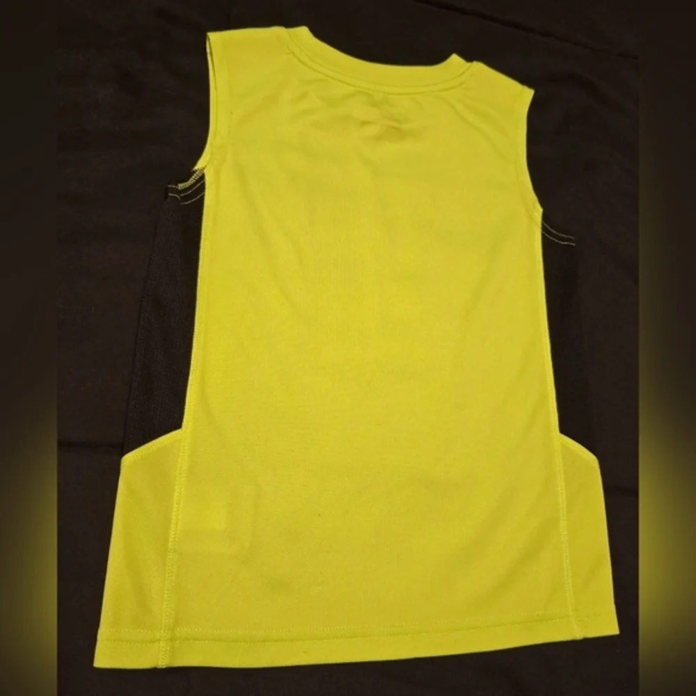 Old Navy Boy's Kind of a Big Deal Active Tank‎ top Neon Green Size 5T